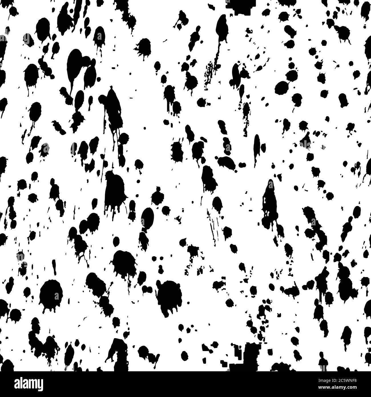 La vernice astratta ad acquerello spruzzi di campitura senza giunture vettoriali. Stampa tessile di moda in bianco nero. Art inchiostro grunge texture sfondo. Fab alla moda Illustrazione Vettoriale