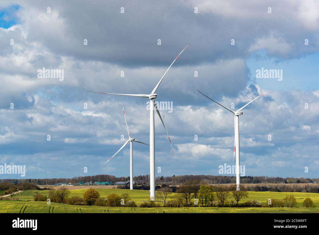 Landschaft mit Waren aller Art Foto Stock
