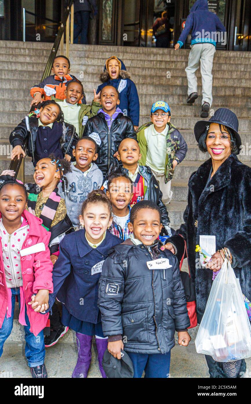 New York, New York, New York, New York, Manhattan, Uptown, Central Park West, American Museum of Natural History, Black Black Black Black Black Black African African African African African African African African African African Ethnic Minority, woma Foto Stock