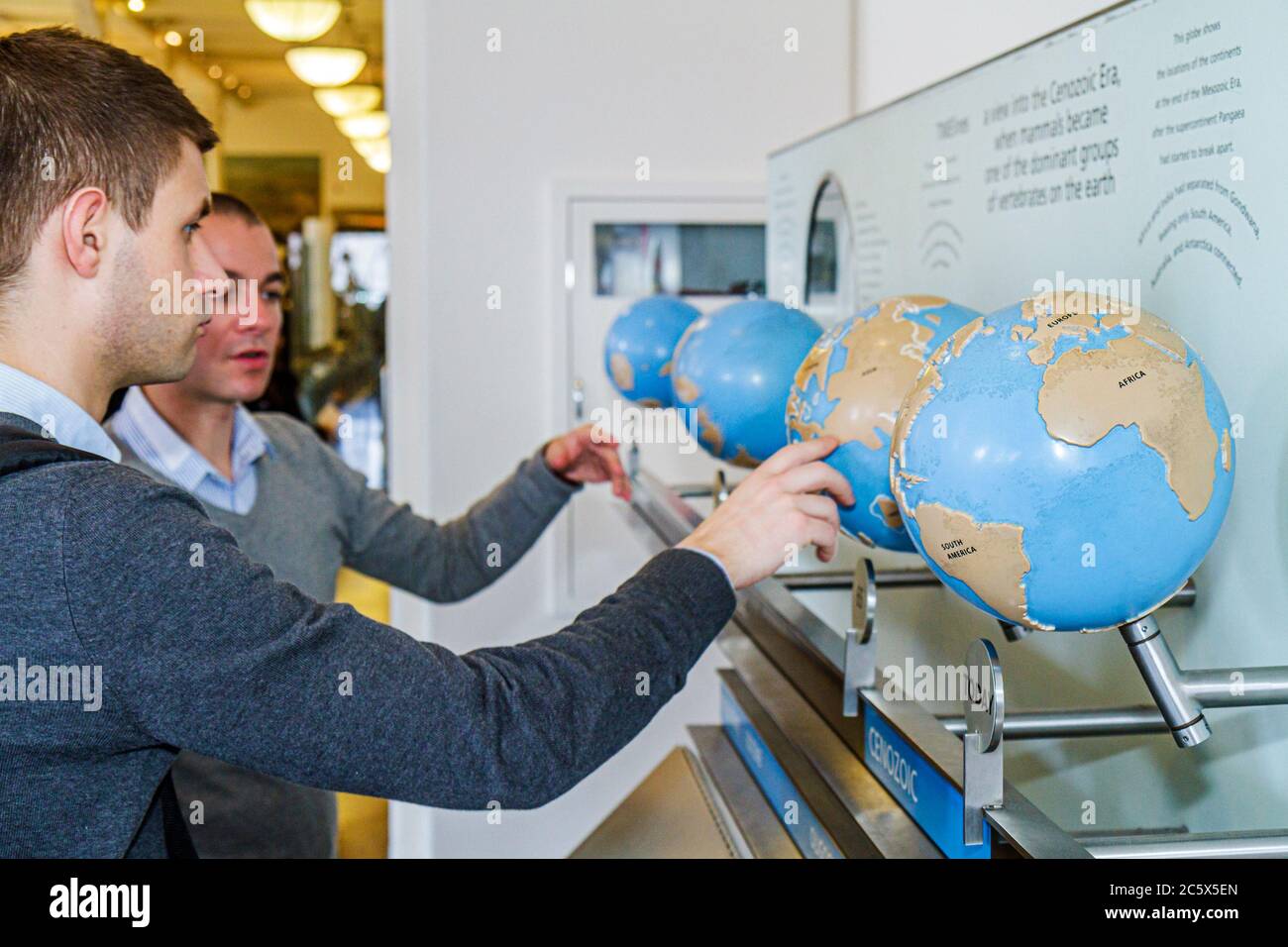 New York, New York, New York, New York, Manhattan, Uptown, Central Park West, American Museum of Natural History, mostra interattiva, scienza, educazione Foto Stock