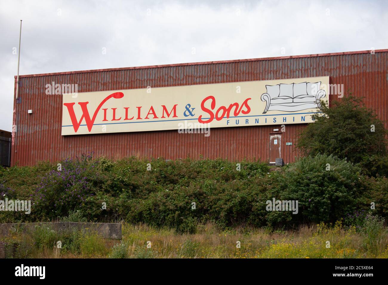 Mobili Williams & Sons. Merrityhill. West Midlands. REGNO UNITO Foto Stock