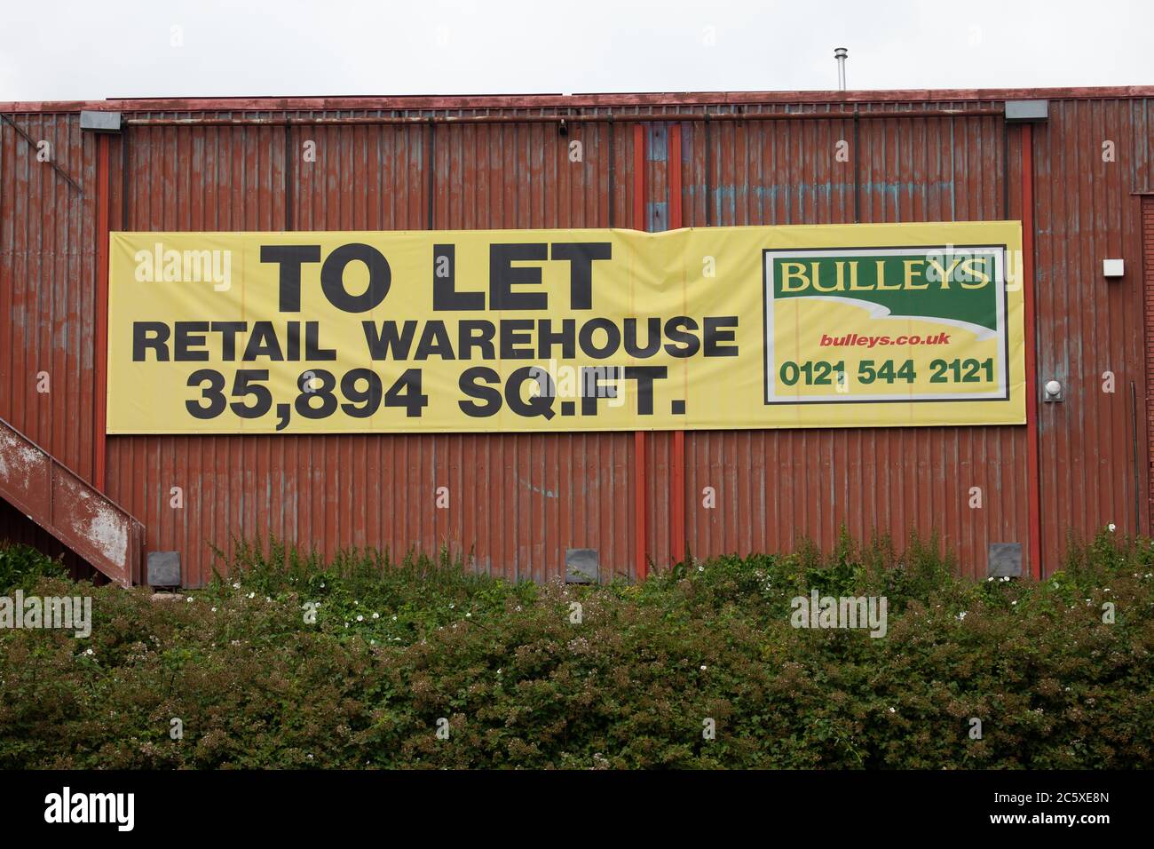 Lasciare firmare, Reatail Warehouse. Merrityhill. REGNO UNITO Foto Stock