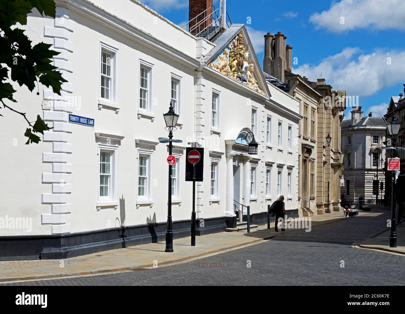 Trinity House, su Trinity House Lane, Hull, Humberside, East Yorkshire, Inghilterra Regno Unito Foto Stock