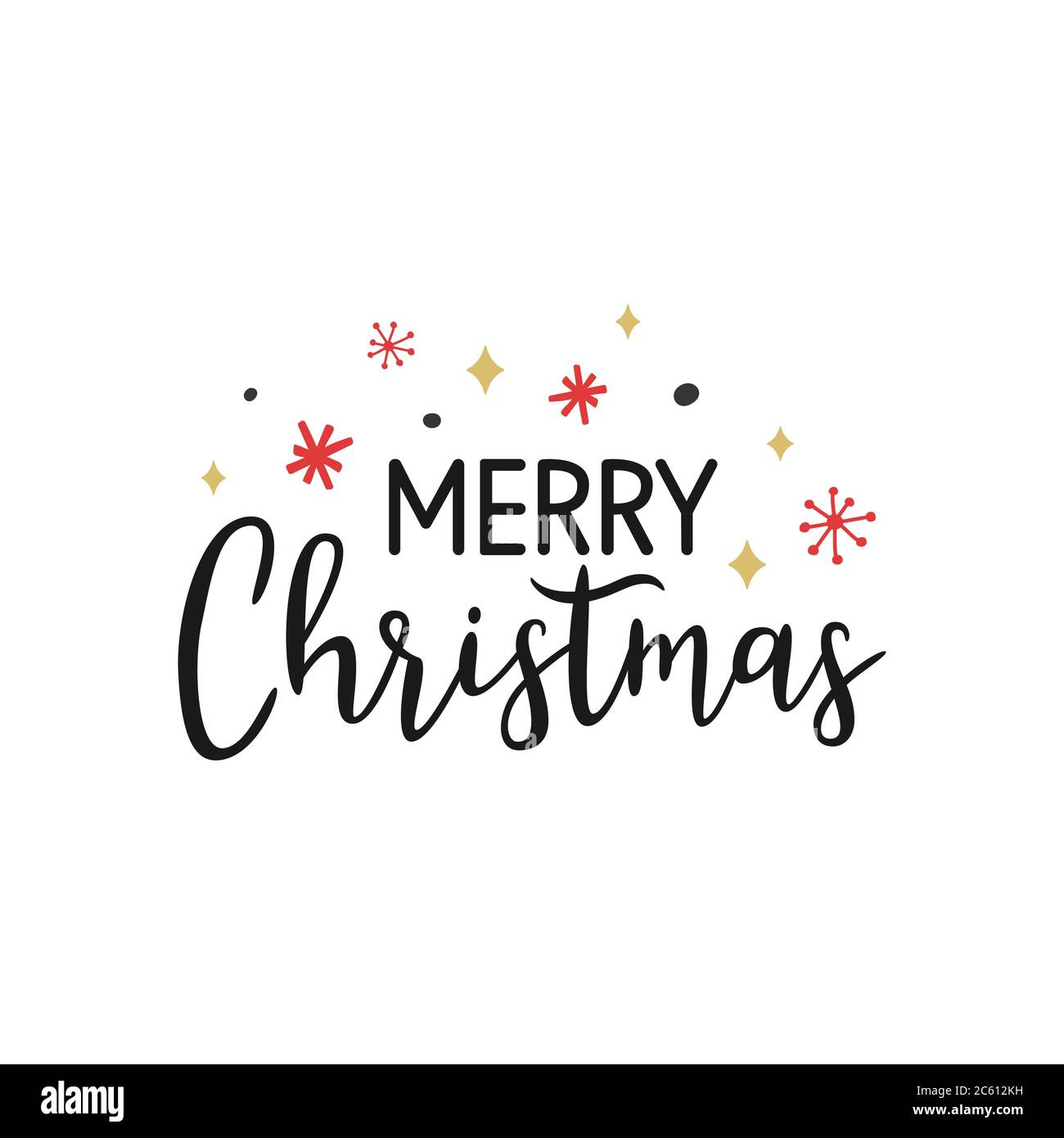 Frasi Sulle Stelle Di Natale.Allegra Scritta Di Natale Disegnata A Mano Frase Di Natale Con Fiocchi Di Neve Neve E Stelle Isolate Su Sfondo Bianco Calligrafia Di Natale Vacanze Immagine E Vettoriale Alamy