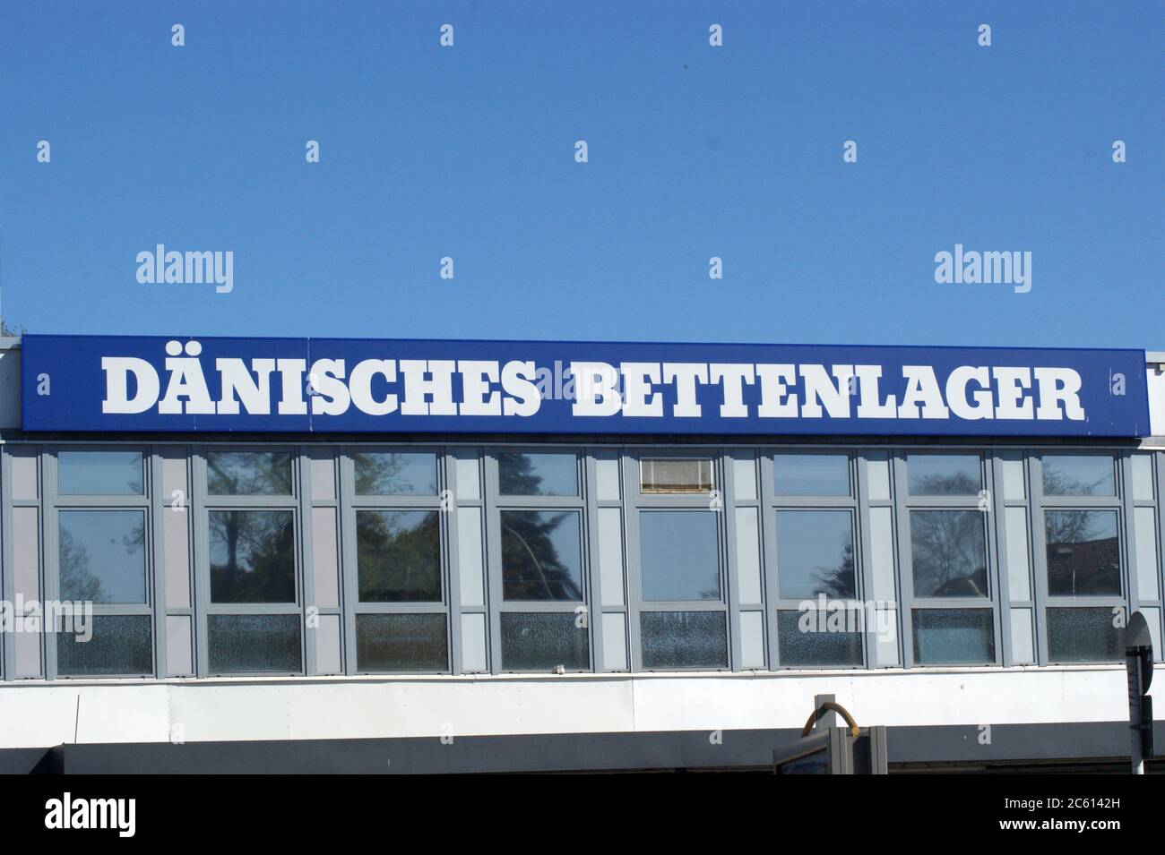Filiale des Dänischen Bettenlagers in der Klosterstraße a Berlino-Spandau Foto Stock