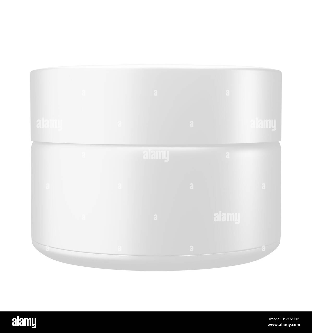 Bottiglia in plastica realistica per il trucco. Modello di layout. illustrazione 3d. Beffa Foto Stock