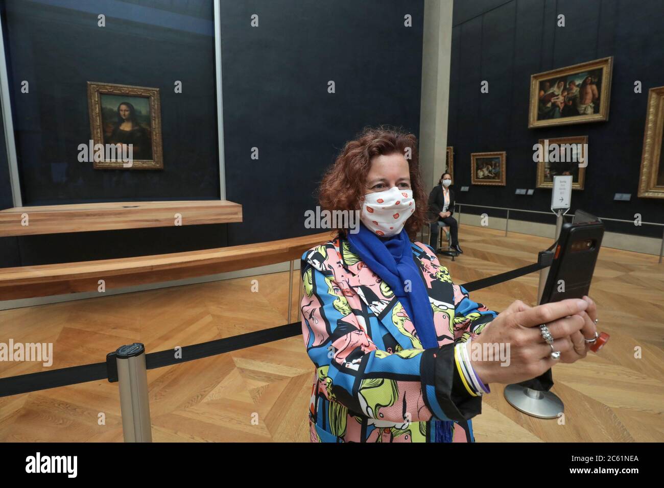 RIAPERTURA DEL MUSEO DEL LOUVRE, PARIGI Foto Stock