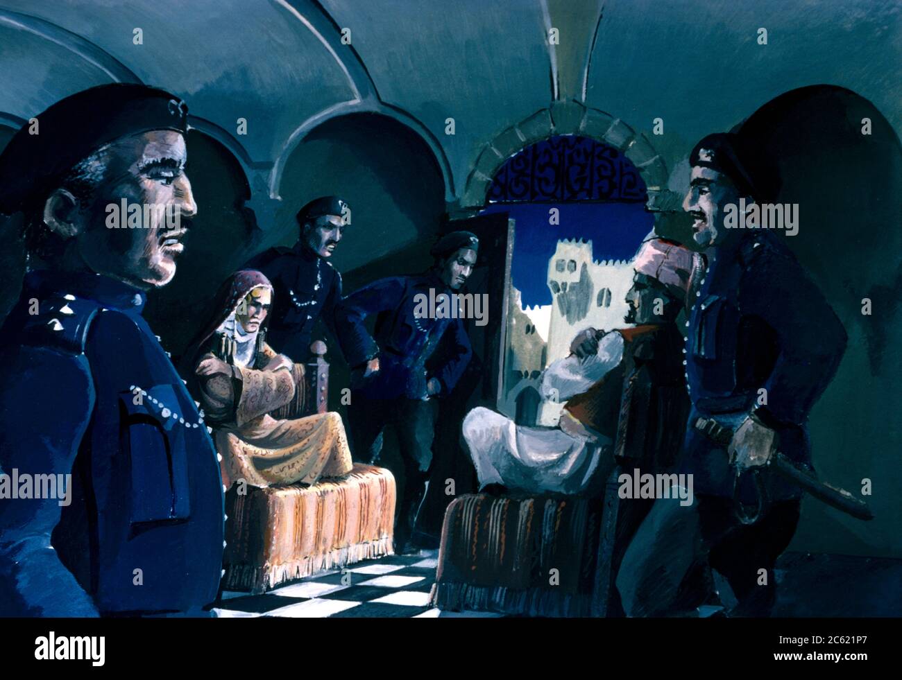 Storie arabe beduine di Eastern Tales Foto Stock