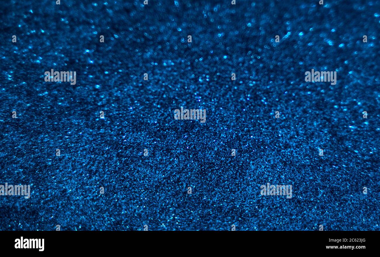 Sfondo blu con bolle Foto Stock