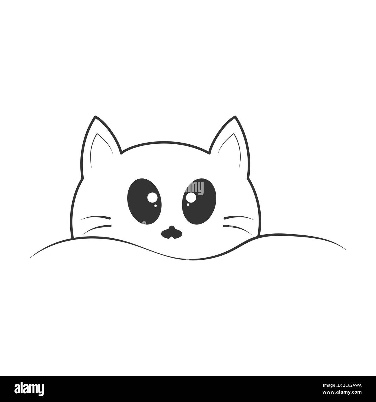 Милые котики для срисовки