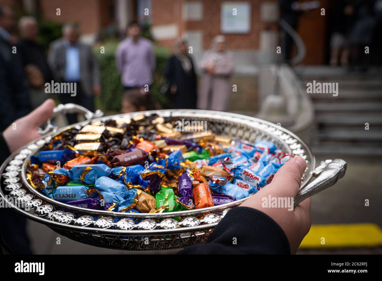 Ankara Turchia /- 11 Agosto 2019: tradizionale bagno turco Ramadan dolce zucchero candito, assortimento di caramelle di Halloween. Foto Stock