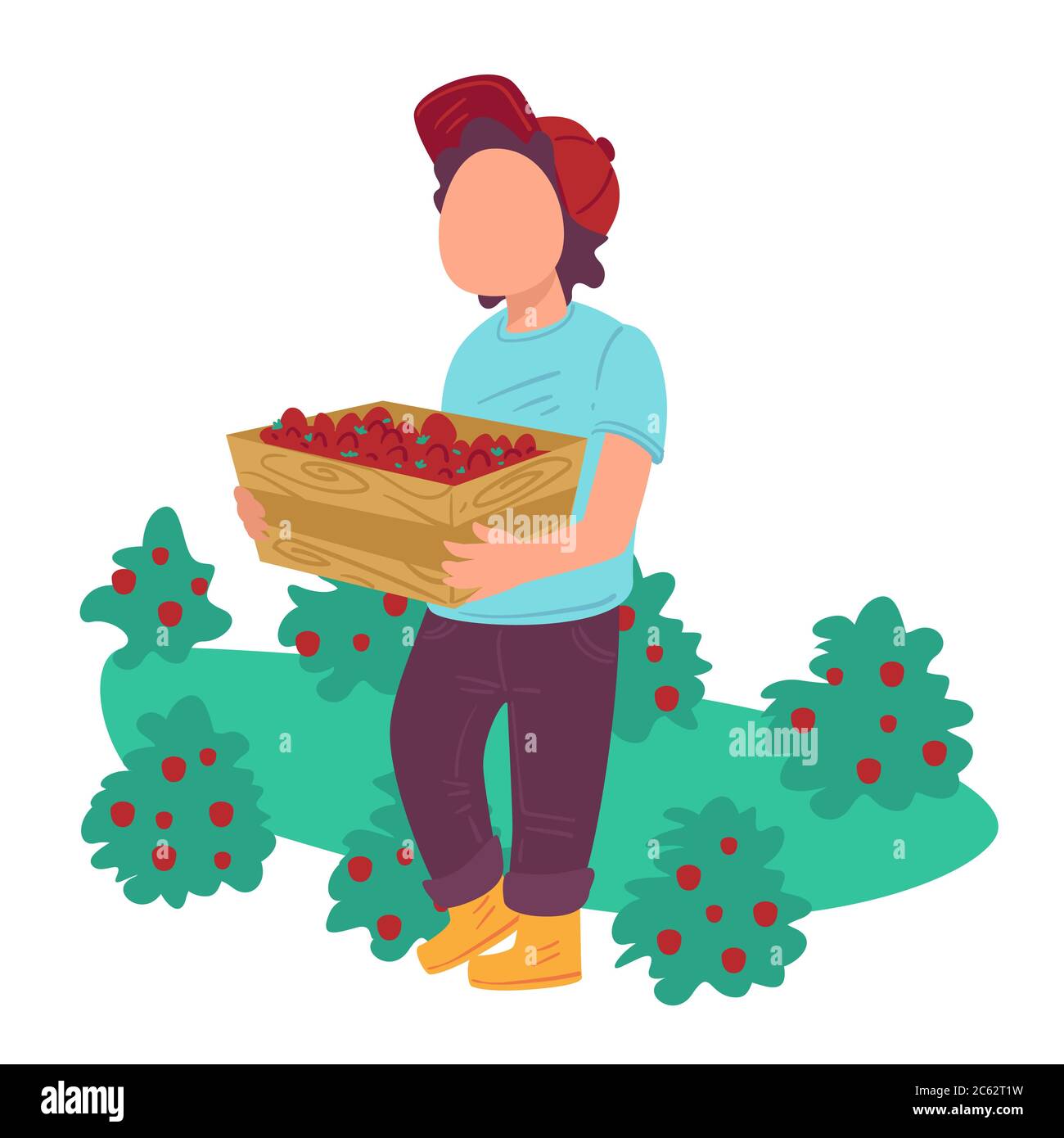Bambino che raccoglie frutta Immagini senza sfondo e Foto Stock ritagliate  - Alamy