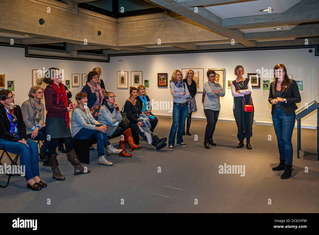 Arte e cucina - Mostra d'arte interpretata culinaria nel Cnemens Sels Museum Neuss, Germania Foto Stock