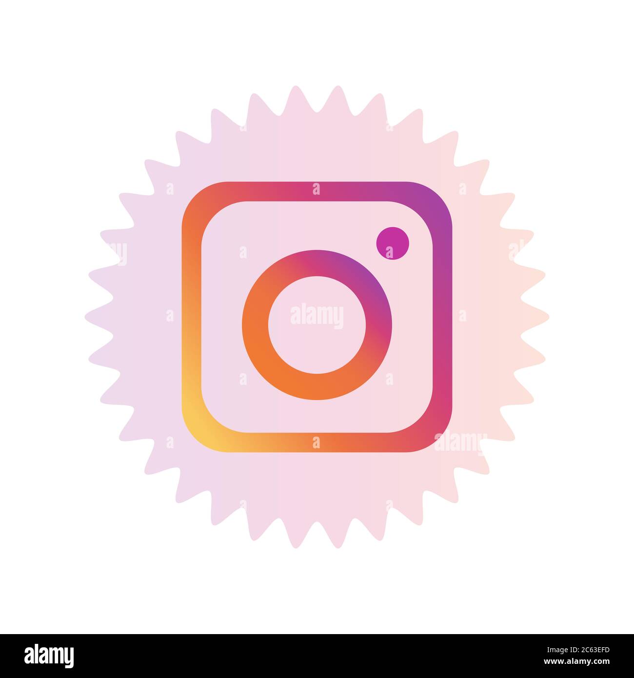 Logo Instagram. Instagram è un servizio online per gli utenti online. Condividi video e immagini su piattaforme di social networking. Applicazione Instagram . Kharkiv, ucraino Foto Stock