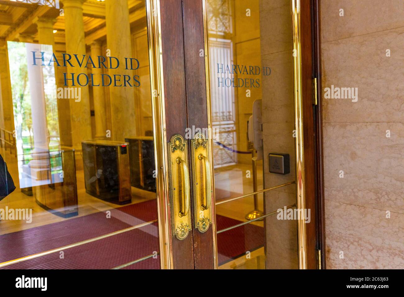 Università di Harvard, Cambridge, ma, USA, settembre 30,2019. Harvard University è un'università privata di ricerca Ivy League a Cambridge, Massachusetts. Foto Stock