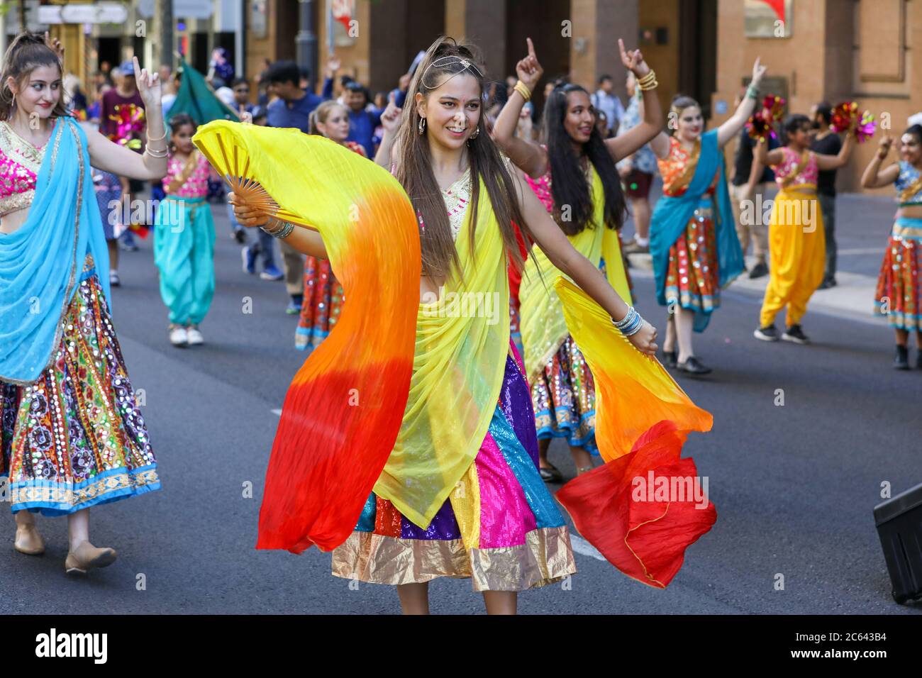 ADELAIDE, AUSTRALIA MERIDIONALE 26 gennaio 2020: Sfilata e celebrazioni Australia Day 2020 ad Adelaide, Australia Meridionale Foto Stock