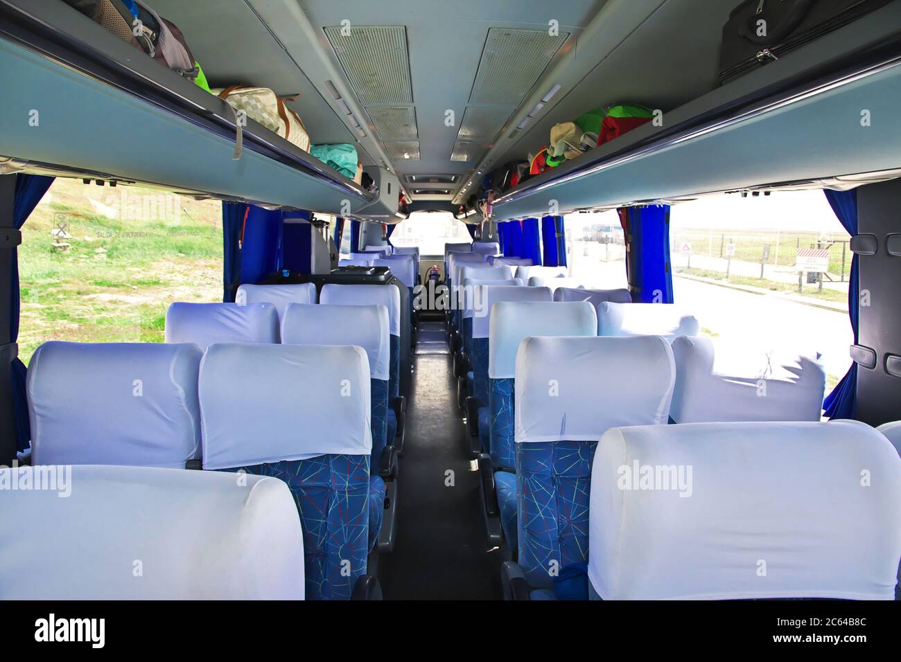 L'autobus a Punta Arenas, Patagonia, Cile Foto Stock