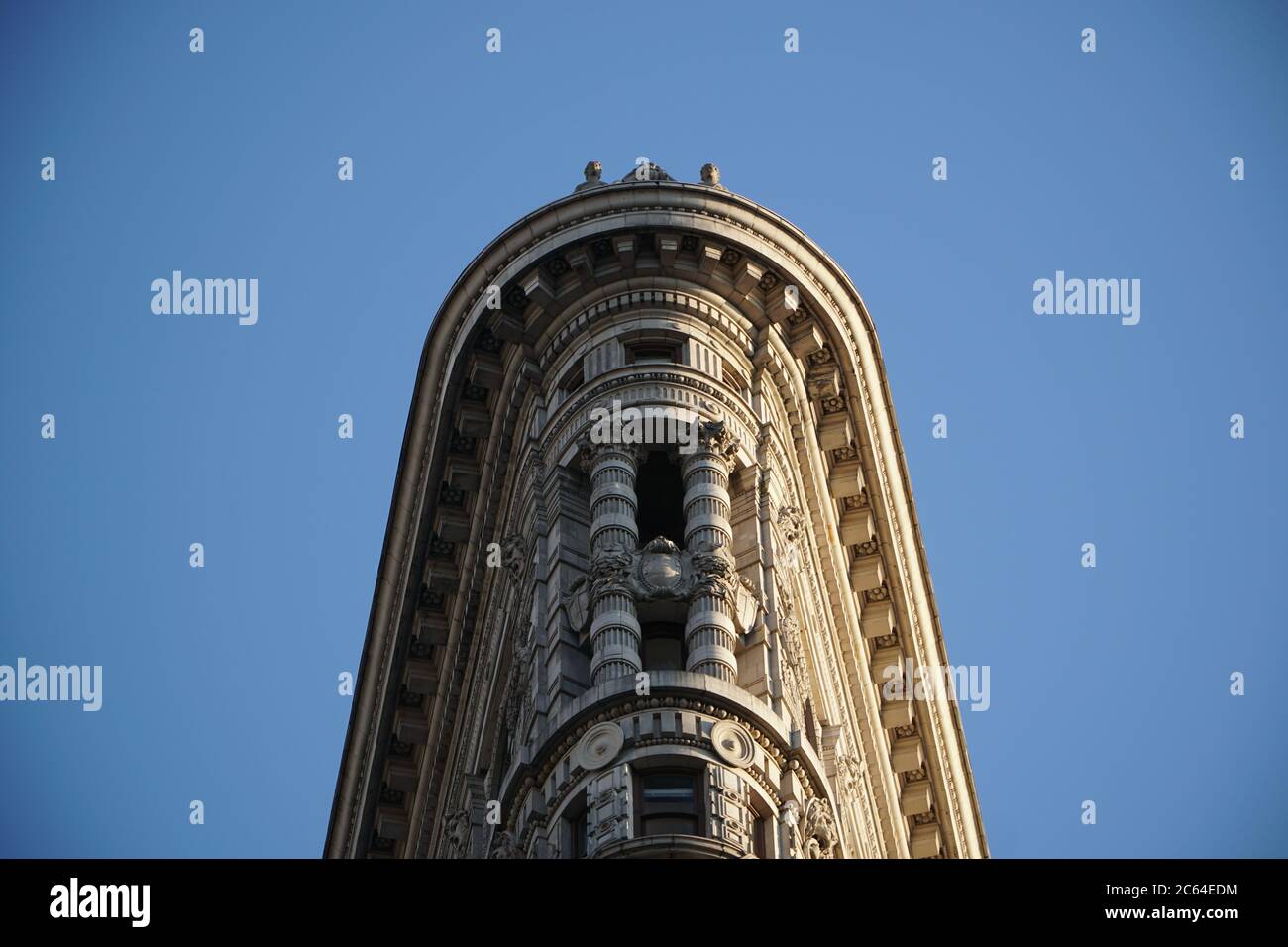 Top del Flatiron Building Foto Stock