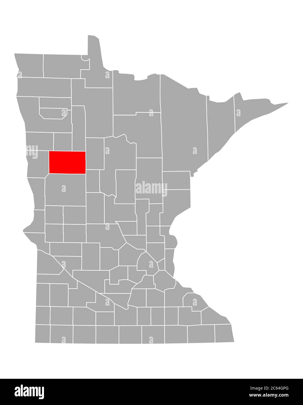 Becker minnesota mappa immagini e fotografie stock ad alta risoluzione