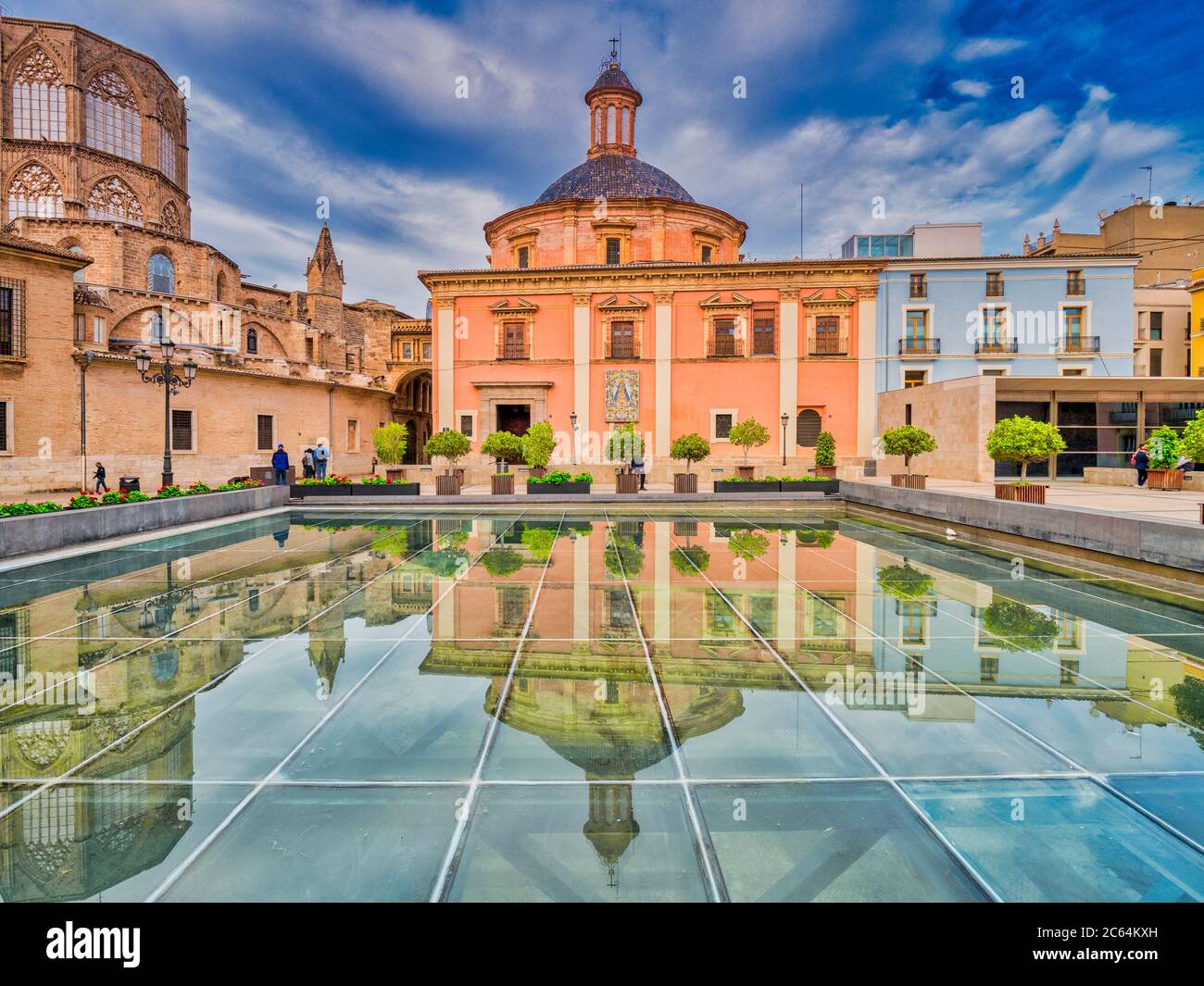 3 marzo 2020: Valencia, Spagna - la Basilica de la Virgen de los Desamparados (Basilica di nostra Signora dei abbandonati), un santuario del patrono di Foto Stock