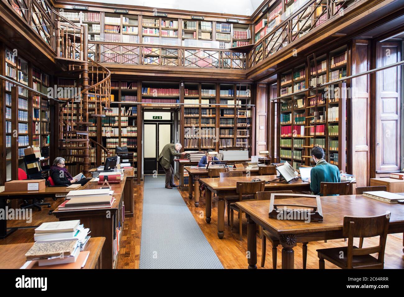 Italia, Lombardia, Pavia, Università Foto Stock