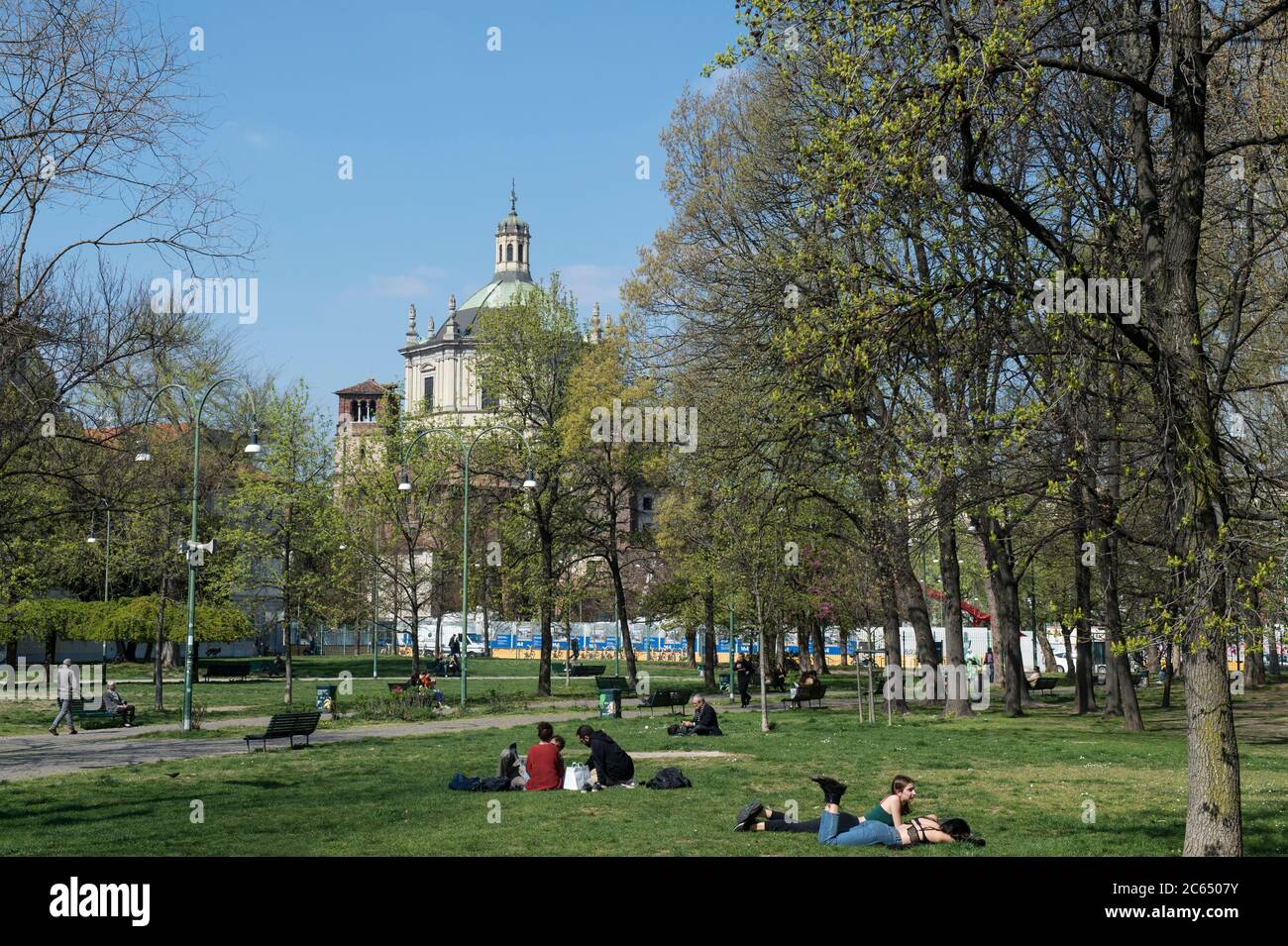 Italia, Lombardia, Milano, Parco delle Basiliche Foto Stock