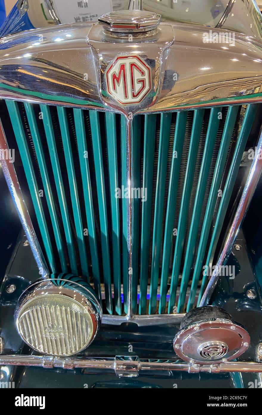 Bellissimo veicolo retrò dalla tecnologia britannica Foto Stock