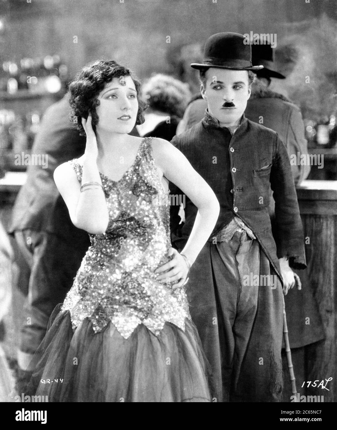 GEORGIA HALE e CHARLIE CHAPLIN in THE GOLD RUSH 1925 regista / scrittore CHARLES CHAPLIN Charles Chaplin Productions / United Artists Foto Stock