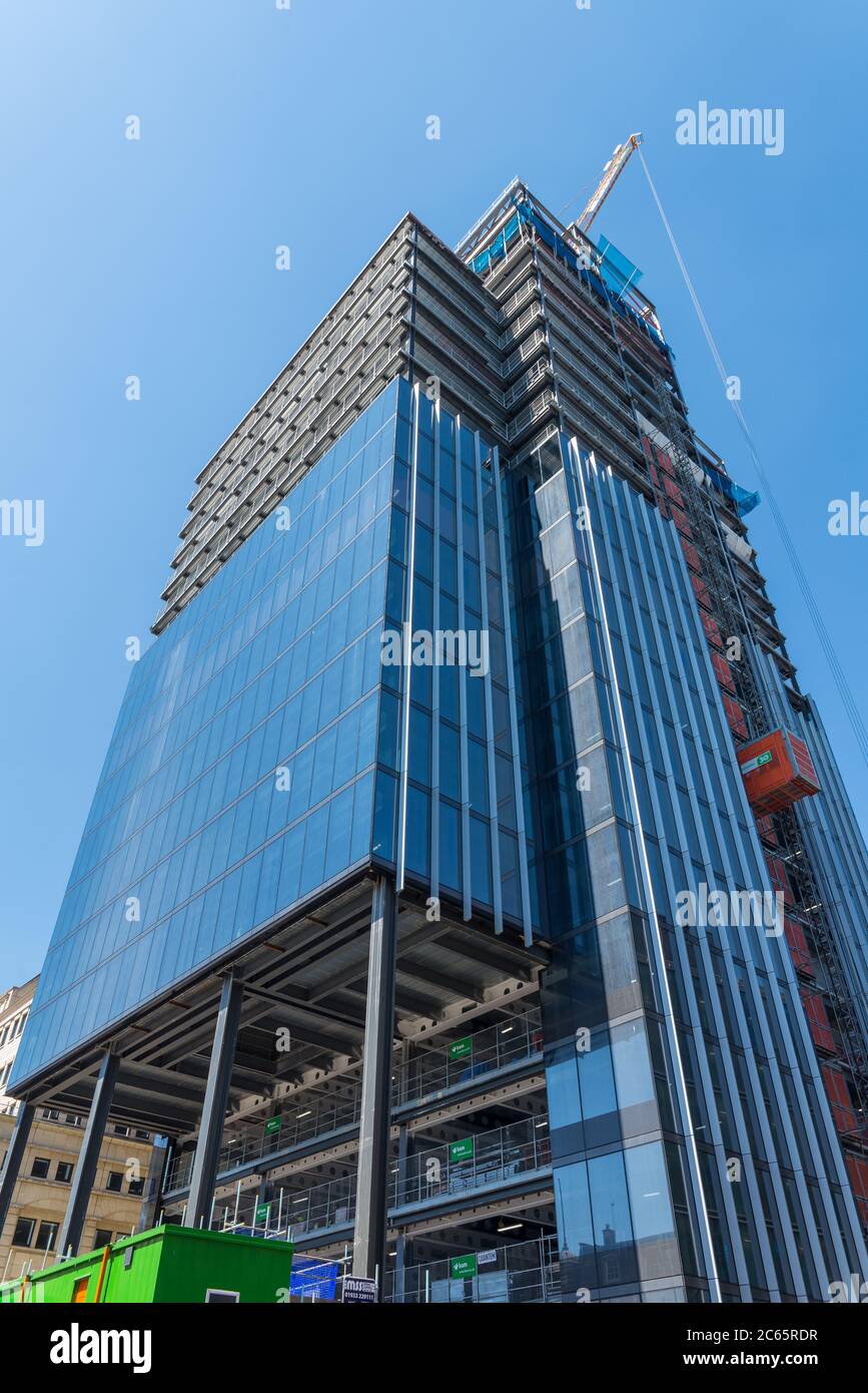 103 Colmore Row, Birmingham è il più alto edificio per uffici in costruzione fuori Londra Foto Stock
