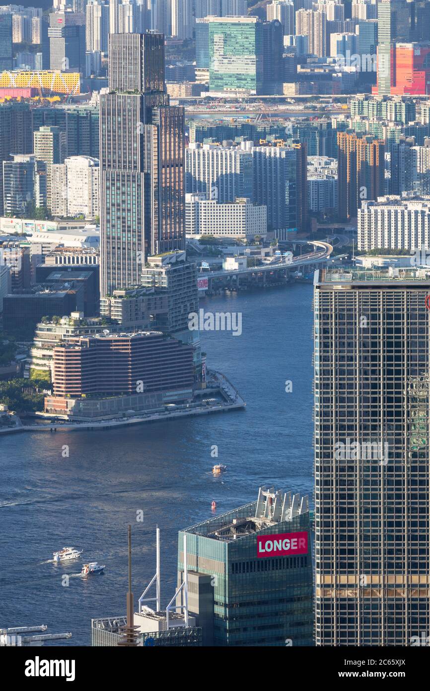 K11 Musea e Victoria Harbour, Hong Kong Foto Stock