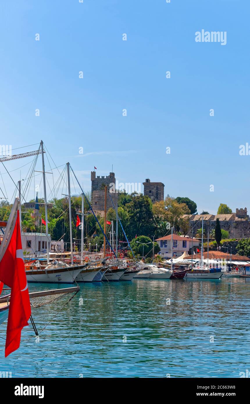 Castello di Bodrum, Mugla, Turchia Foto Stock