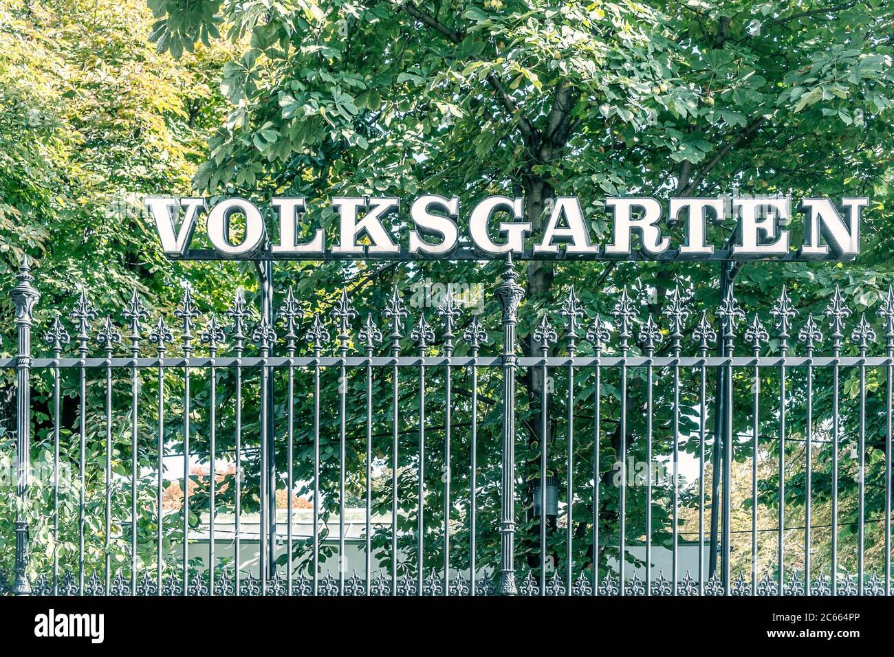 Giardino nazionale a Vienna, Austria Foto Stock