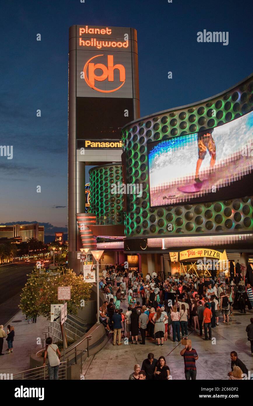 Nelle strade di Las Vegas, Nevada, USA Foto Stock