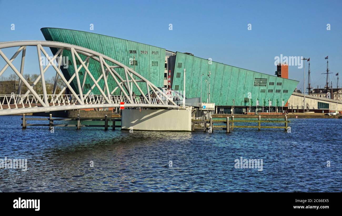 Museo della Scienza NEMO, Amsterdam, Olanda del Nord, Paesi Bassi Foto Stock