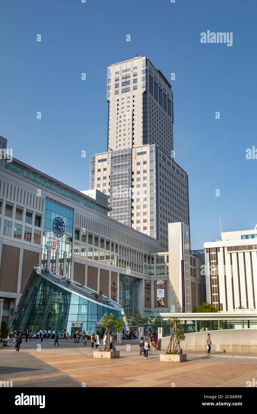 Giappone, Stazione Sapporo, Torre Sapporo JR Foto Stock