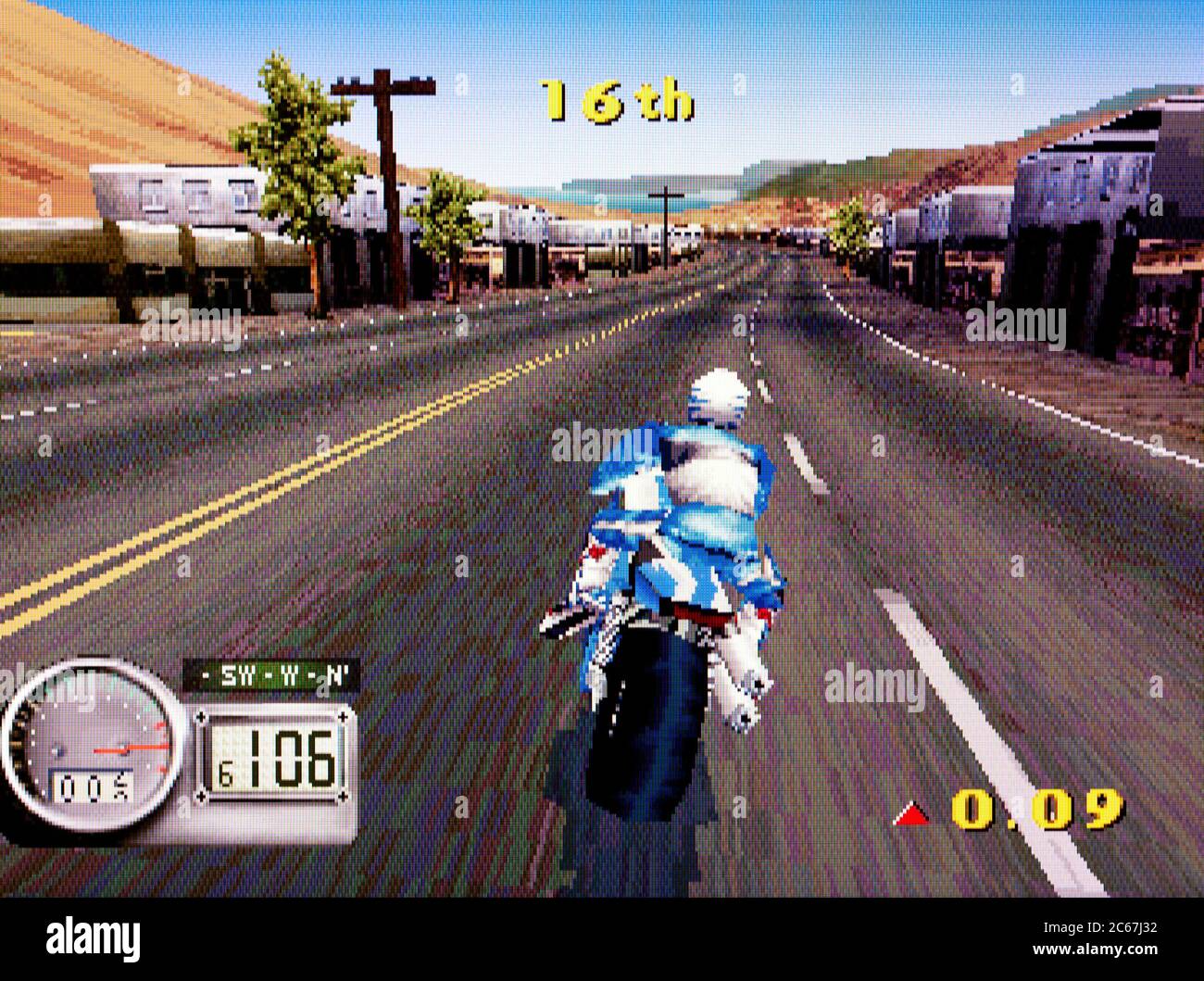 Road rash 3D Sony PlayStation 1 PSX solo per uso editoriale Foto stock Alamy