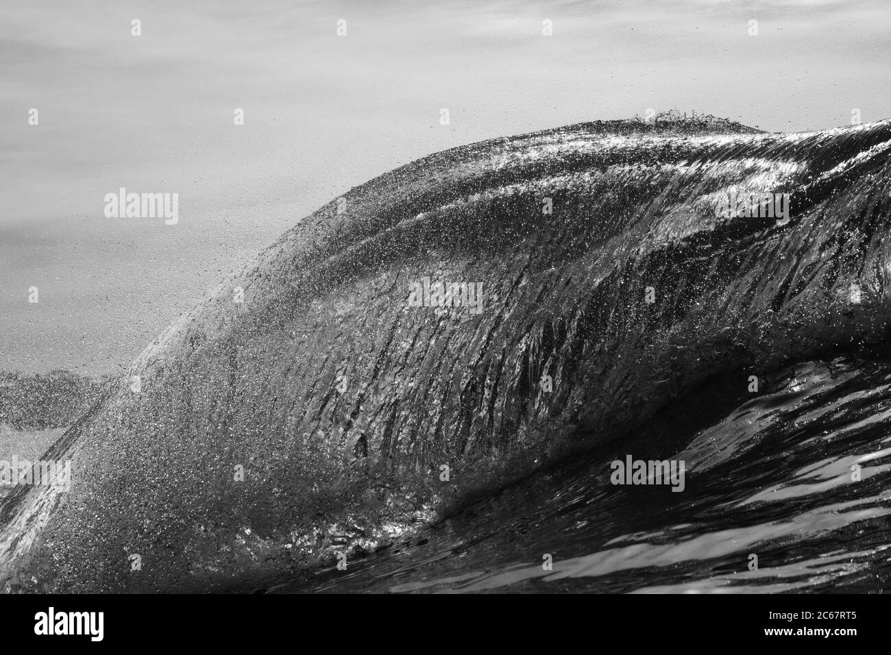 Spettacolare istantanea dell'onda del mare, California, Stati Uniti Foto Stock