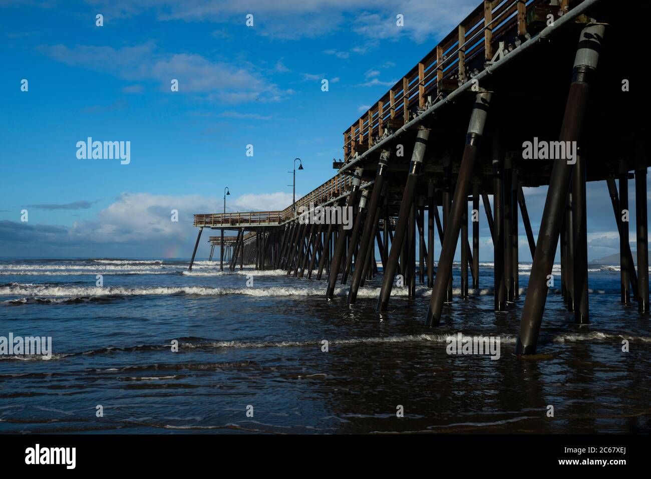 Molo di Pismo Beach, California, Stati Uniti Foto Stock