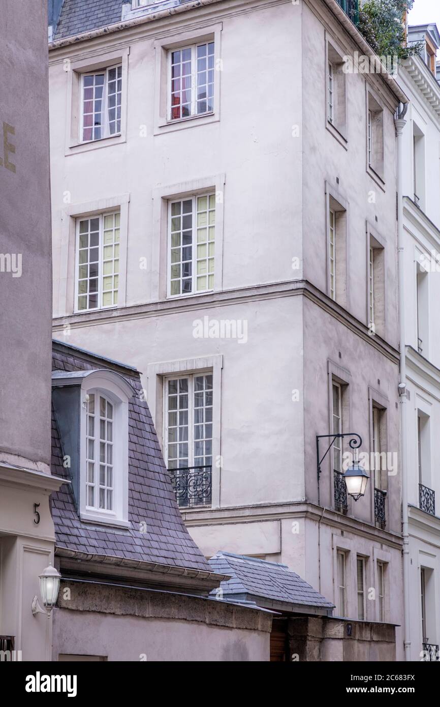 Architettura francese nel 5 ° Arrondissement, Parigi, Francia Foto Stock