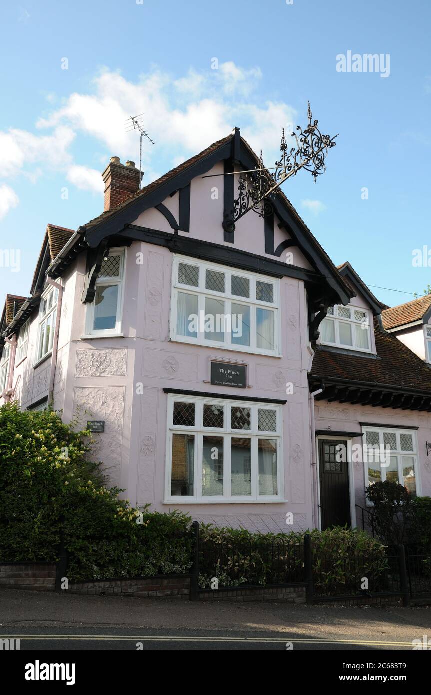 Il Finch Inn, Finchingfield, Essex, è una residenza privata dal 1996. Foto Stock