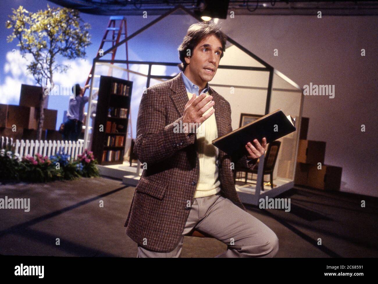 L'attore Henry Winkler ha registrato un posto promo per il rilievo del fumetto circa 1986 Foto Stock