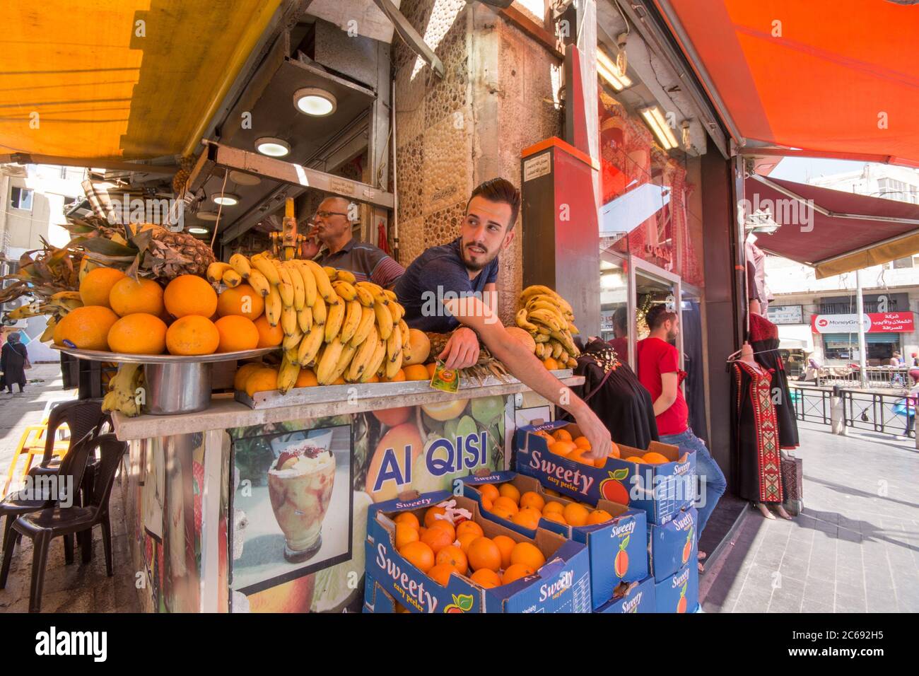 Asia, Medio Oriente, Giordania, Amman, mercato Foto Stock