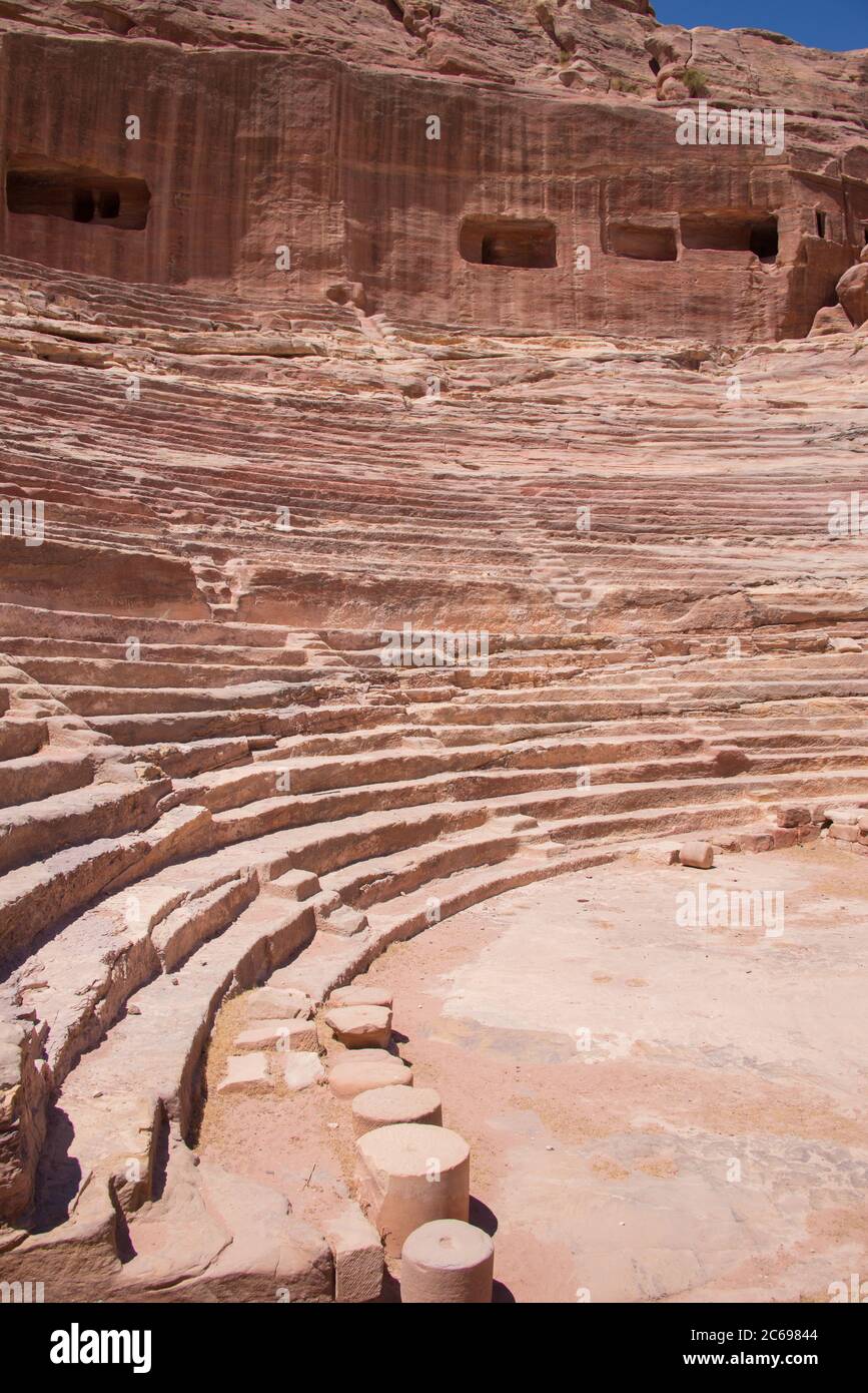 Asia, Medio Oriente, Giordania, Petra Foto Stock