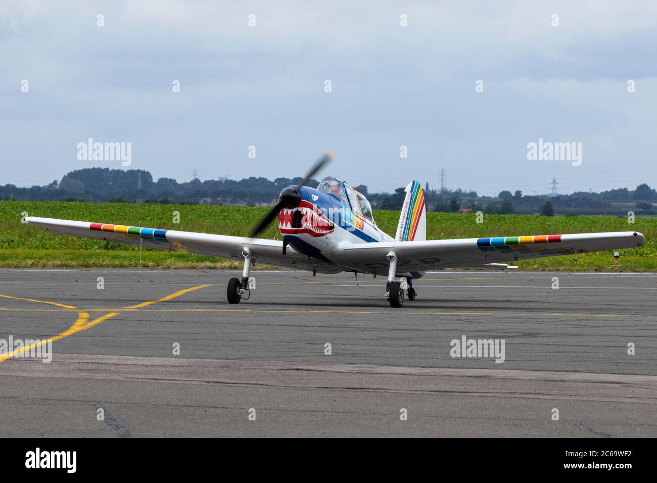 De Havilland (Canada) DHC-1 Chippmunk 22A G-AOZP Foto Stock