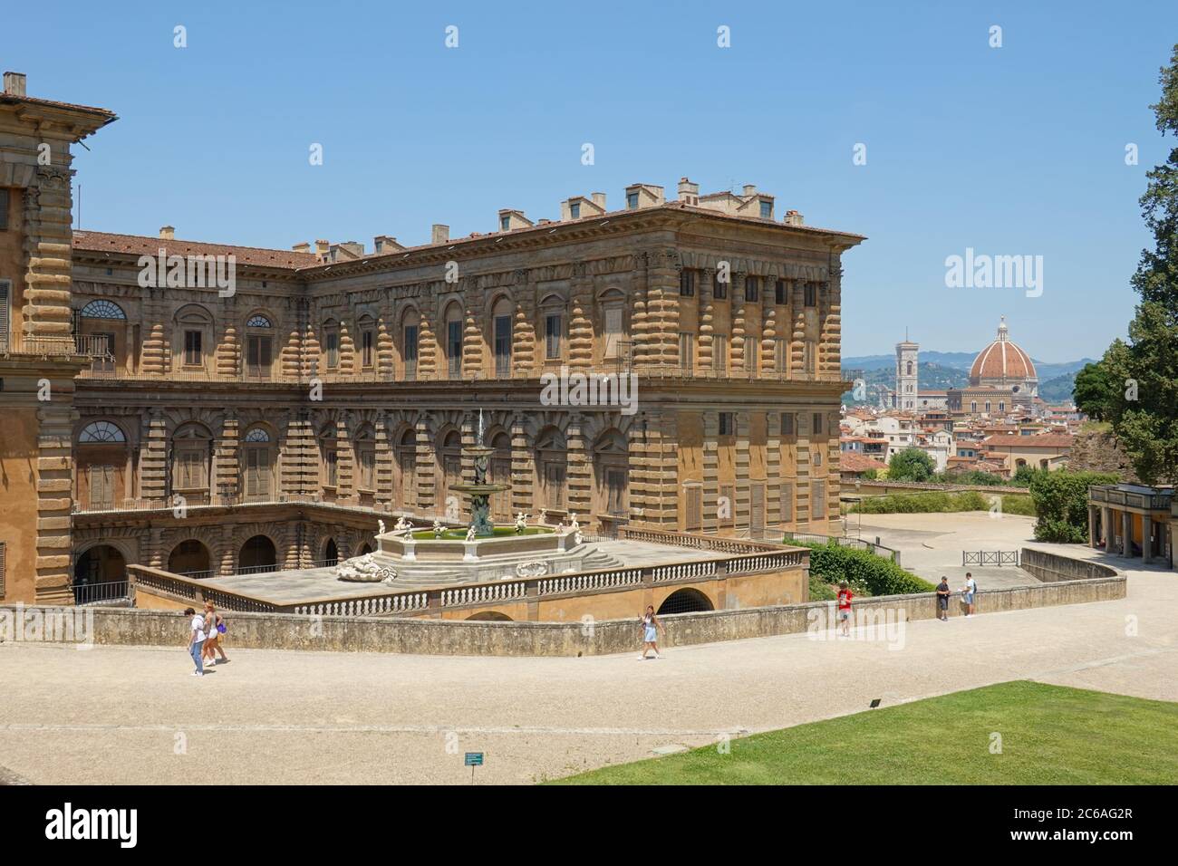 Floren, Palazzo Pitti // Firenze, Palazzo Pitti Foto Stock