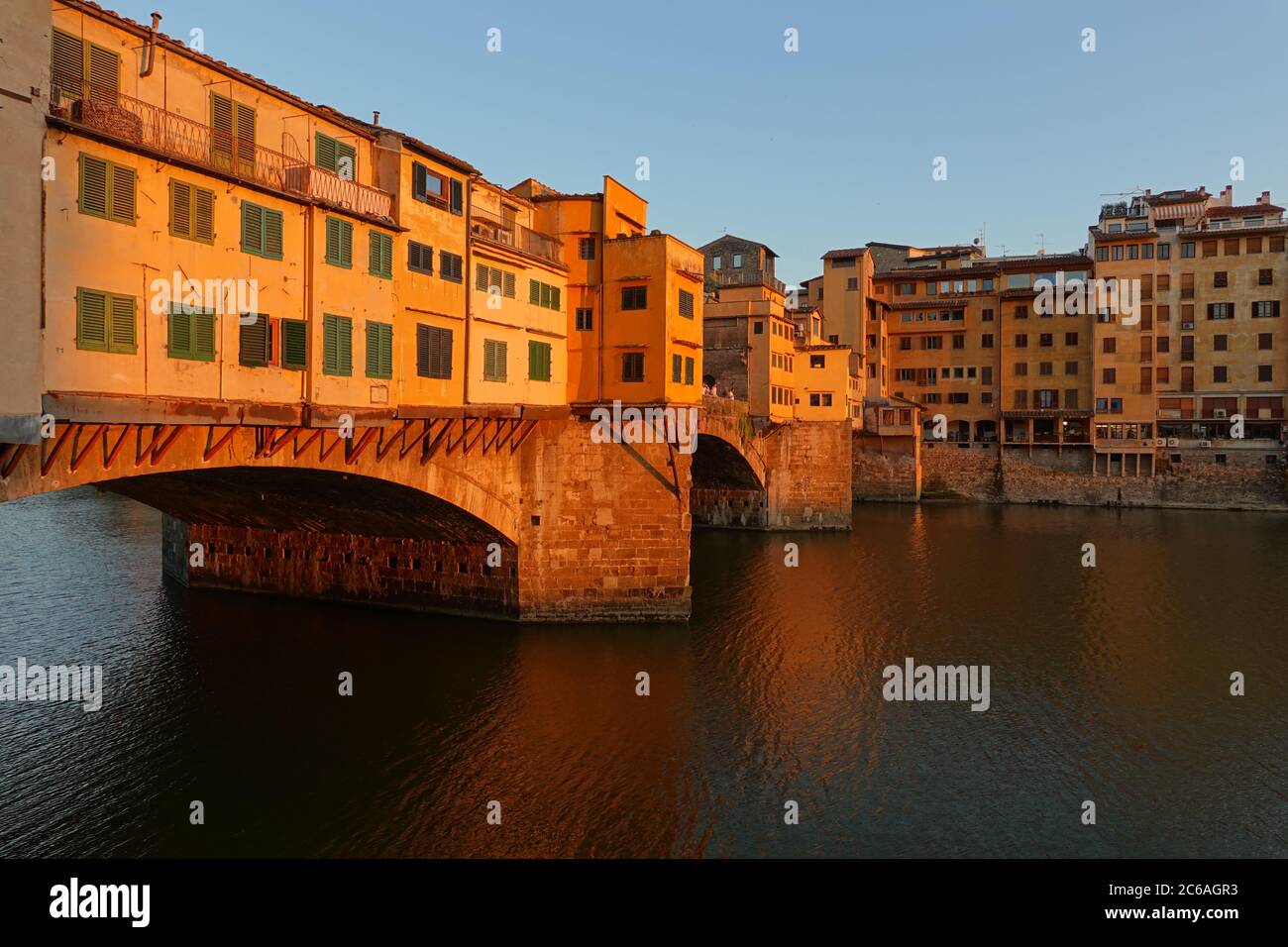 Florenz, Ponte Vecchio // Firenze, Ponte Vecchio Foto Stock