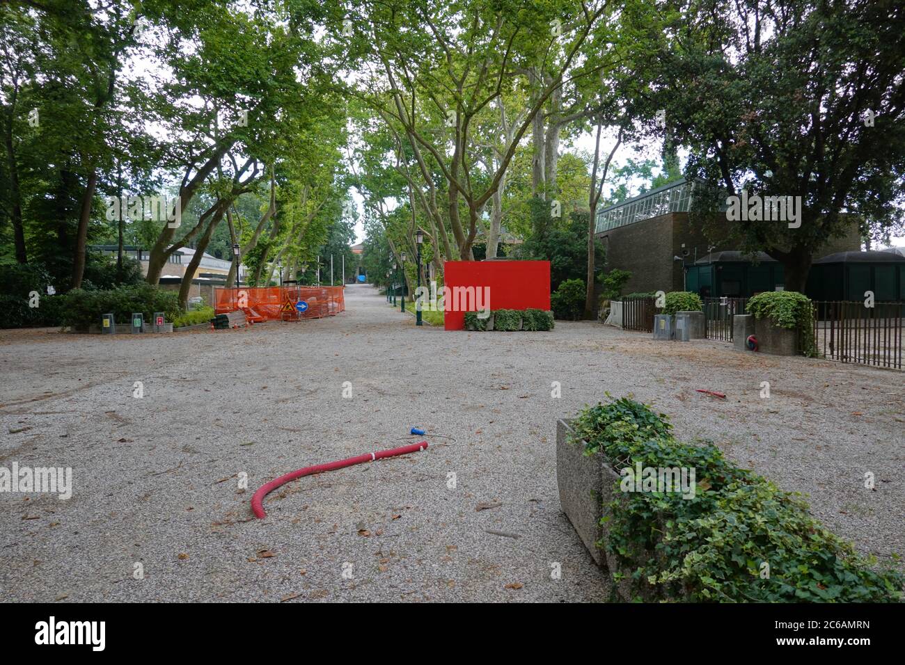 Venedig, abgesagte Biennale 2020, Giardini // Venezia, annullata Biennale 2020, Giardini Foto Stock