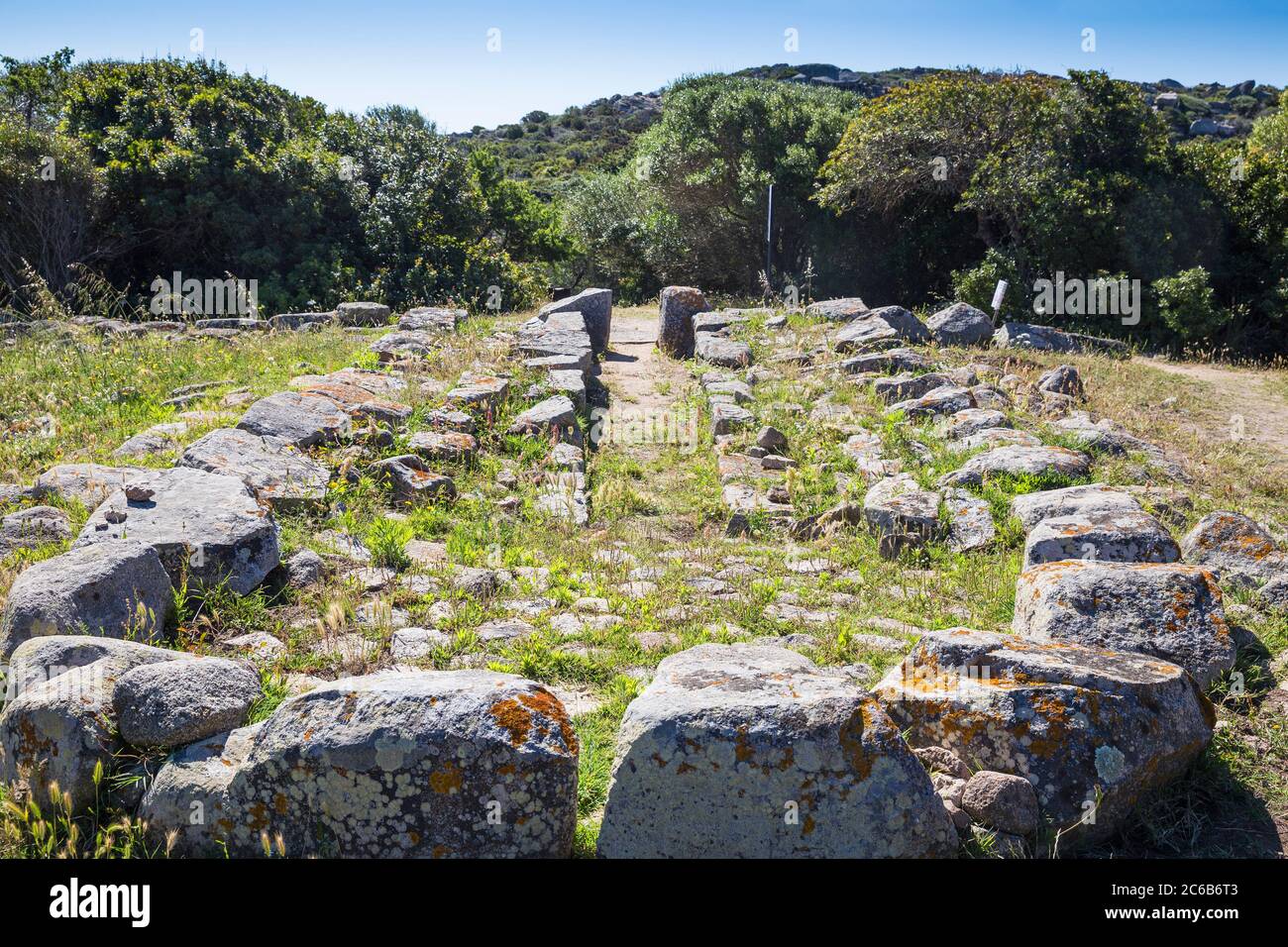 Lu Brandali sito archeologico, la tomba del Gigante, Santa Teresa Gallura, Sardegna, Italia, Mediterraneo, Europa Foto Stock