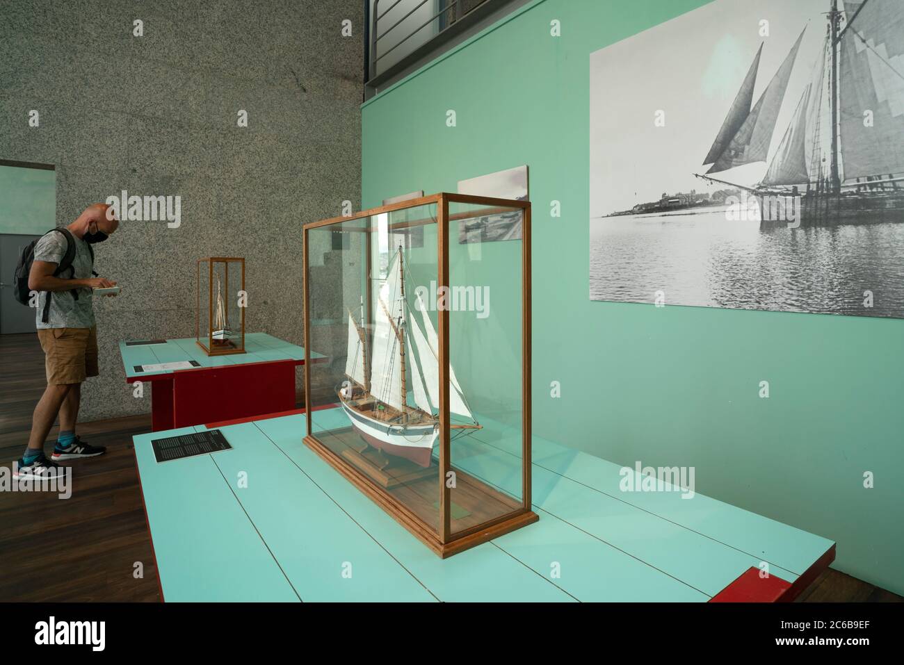 Museo do Mar de Galicia - Museo marittimo a Vigo, Galizia, Spagna, Europa Foto Stock