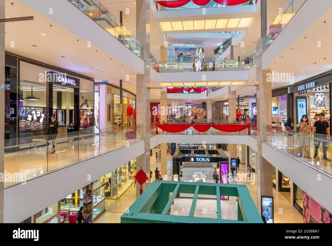 Pavilion Kuala Lumpur, un centro commerciale a Bukit Bintang, Kuala Lumpur, Malesia Foto Stock